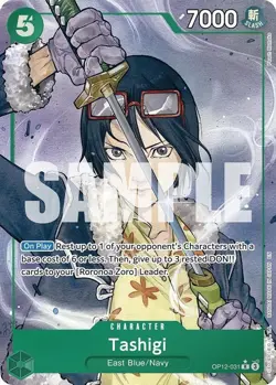One Piece TCG: Legacy Of The Master Tashigi OP12-031 (Alt Art / Parallel) - MINT - Image 3