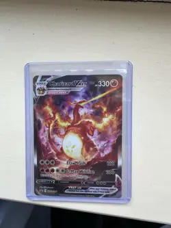 Pokemon TCG Charizard VMAX SWSH261 Promo Full Art Holo Card NM - Image 1