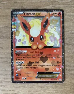 Flareon EX - RC6/RC32 - Pokemon Generations Radiant Collection Card LP - Image 3