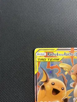 Pokemon Raichu & Alolan Raichu GX Tag Team 54/236 Unified Minds NM - Image 2