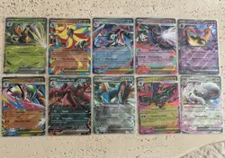 Chaos Rising Lot Double Rare Ex Complete Set Mint Pokemon Cards 10 Cards Total - Image 1