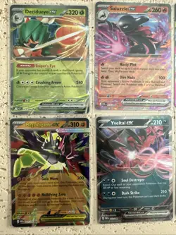 Perfect Order Lot Double Rare Ex Complete Set Mint Pokemon Cards 9 Cards Total - Image 2