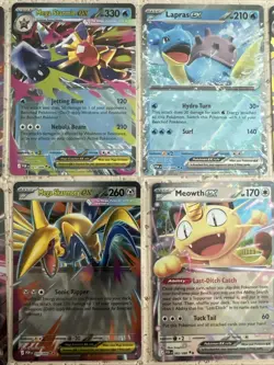 Perfect Order Lot Double Rare Ex Complete Set Mint Pokemon Cards 9 Cards Total - Image 3