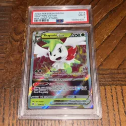 Pokemon TCG Shaymin VSTAR Holo Ultra Rare Card Brilliant Stars 014/172 PSA 9 - Image 1