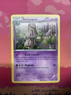Pokemon Card Beheeyem Next Destinies Cosmo Holo Rare 62/99 Near Mint - Image 1