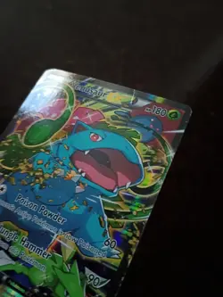 Pokemon ENGLISH Venusaur EX PROMO Card XY123 DAMAGED + RARE! Bulbasaur Ivysaur - Image 5