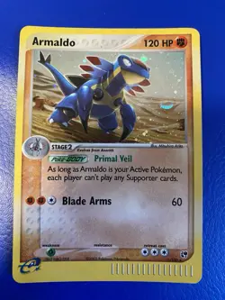 Armaldo and Cradily (Holo, Sequential Set) Ex Sandstorm, Rare Pokemon Cards - Image 4