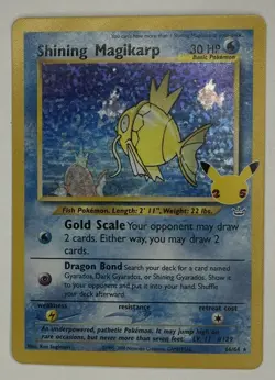 Shining Magikarp Celebrations Pokemon Card 66/64 Holo Rare NM - Image 1