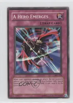 A Hero Emerges Unlimited YuGiOh Invasion of Chaos #IOC-104 2004 READ - Image 1