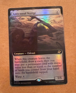 MTG TCG Anticausal Vestige (Extended Art) R Edge of Eternities 317 FOIL Unplayed - Image 1