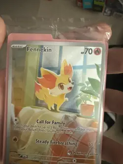 Fennekin Sealed Pokemon Center Stamped Black Star Promo MEP 080 (Sealed) - Image 5