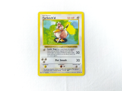 Pokemon Base Set Card Farfetch'd 27/102 - Shadowless - Image 1