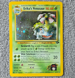 Pokemon TCG Gym Challenge Erika's Venusaur 4/132 Holo Rare English 2000 HP 90 - Image 1