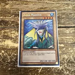 Aqua Madoor LCYW-EN221 Secret Rare 1st Edition Yugioh - Image 1