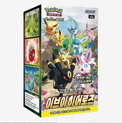 Pokemon Card Game Sword & Shield Eevee Heroes Booster Box 30Pack Korean Version - Image 1