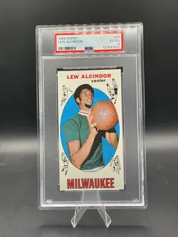 Lew Alcindor #25 1969 Topps PSA 4 - Kareem Abdul—Jabbar - Rookie Card - Image 1