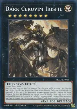 Dark Ceruvim Irisfil BLZD-EN048 1st Edition YuGiOh TCG Card - Image 1