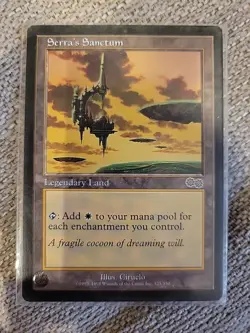 Magic the Gathering Serra's Sanctum Card Urza's Saga Rare 325/350 - Image 1