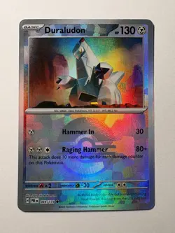Duraludon (Poke Ball Pattern) 069/131 Holo Prismatic Evolutions Pokemon NM - Image 1