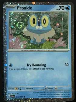 Swirl 🌀 Froakie 056/197 Cosmo Holo Pokemon TCG - Image 1