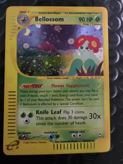 Bellossom H05/H32 Holo Holo Rare Aquapolis 2003 Pokemon TGC - Image 1