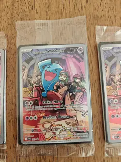 8 x Team Rocket’s Wobbuffet 203 & 6 x Sealed Eevee Pokemon Day Stamped 074/131 - Image 4
