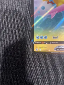 Pokemon Celebrations Surfing Pikachu v #008/025 Holo NM 200hp - Image 5