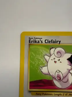 Erika’s Clefairy 25/132 Gym Heroes Rare Non-Holo WOTC Pokemon Card - Image 3