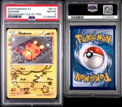 2016 POKEMON XY DEDENNE GEN.RADIANT COLL. #RC10 PSA 8 NM-MT - Image 3