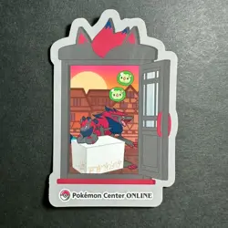 S2724 Zoroark Japanese Pokemon Center Pikachu Prize Award Sticker 3" - Image 1