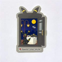 Y1036 Umbreon Japanese Pokemon Center Pikachu Prize Award Sticker M14 - Image 1