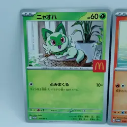 Pokemon Cards Quaxly Fuecoco Sprigatito Set McDonald's Promo NM Japanese f706 - Image 2