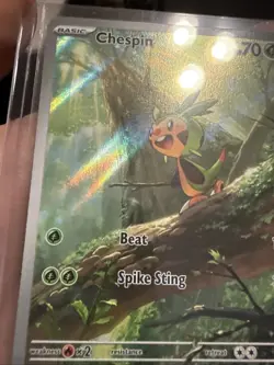 Chespin 087/086 Chaos Rising Illustration Rare Pokemon TCG NM - Image 5