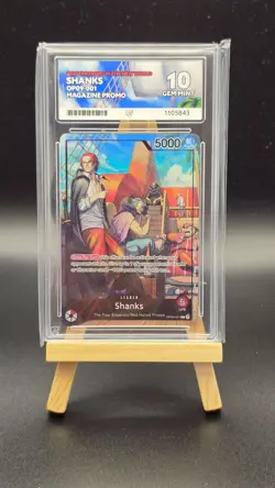 Shanks (2025 PSA Magazine Promo) OP09-001 One Piece Promotion Cards - ACE 10 - Image 1