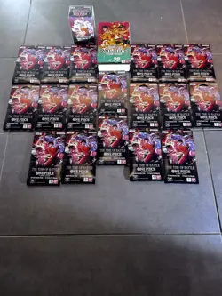 One Piece OP 16 Lot, 18 Boosters, 1 Set 11 Double Pack, 1 ST 30 Starter Deck - Image 1