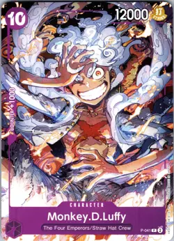 Monkey.D.Luffy (P-041) P-041 Starter Deck 18: PURPLE Monkey.D.Luffy One Piece NM - Image 1