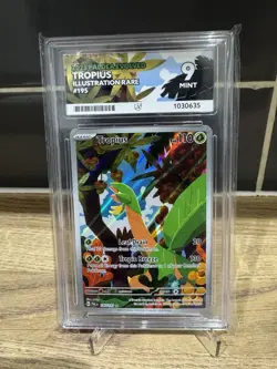 CHEAP! ACE GRADED 9 Tropius 195/193 Scarlet & Violet Paldea Evolved IR Pokemon - Image 2