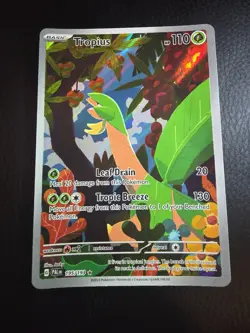 Pokemon TCG Tropius Holo Illustration Rare Card Paldea Evolved 195/193 NM - Image 1