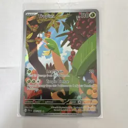 Pokemon Tropius Illustration Rare Holo 195/193 Paldea Evolved Basic 110 HP - Image 1