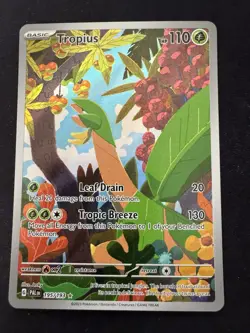 Pokemon TCG Tropius Holo Illustration Rare Card Paldea Evolved 195/193 - Image 1