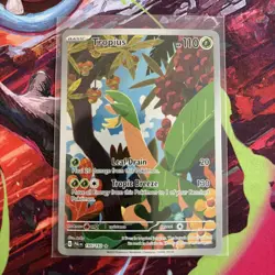 Pokemon TCG Tropius - 195/193 - Paldea Evolved Illustration Holo Rare NM/M - Image 1