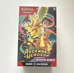 Pokemon TCG Mega Evolution—Ascended Heroes Booster Bundle Box 6 - New & Sealed - Image 1