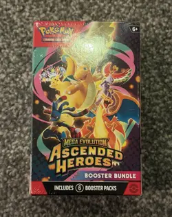 Pokemon TCG Mega Evolution Ascended Heroes Booster Bundle Box - 6 Packs - Image 1