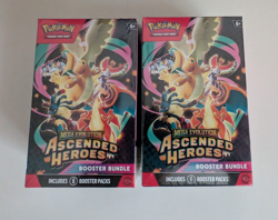Pokemon TCG Mega Evolution Ascended Heroes Booster Box Bundle Lot of 2 English - Image 1