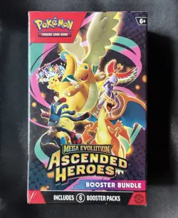 Pokemon TCG Mega Evolution Ascended Heroes Booster Bundle Box 6 Packs English - Image 1