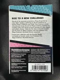 Pokemon TCG Mega Evolution Ascended Heroes Booster Bundle Box 6 Packs English - Image 2