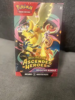 Pokemon TCG Mega Evolution Ascended Heroes Booster Bundle Box 6 Packs - Image 2