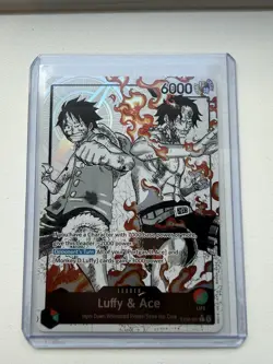 ST30-001 Luffy & Ace leader Alt Art (Parallel) One Piece Card Game ENGLISH Deck - Image 1