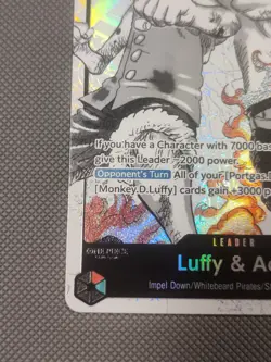 ST30-001 Luffy & Ace leader Alt Art (Parallel) One Piece Card Game ENGLISH Deck - Image 5