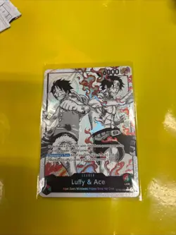 ST30-001 Luffy & Ace leader Alt Art (Parallel) One Piece Card Game ENGLISH Deck - Image 1